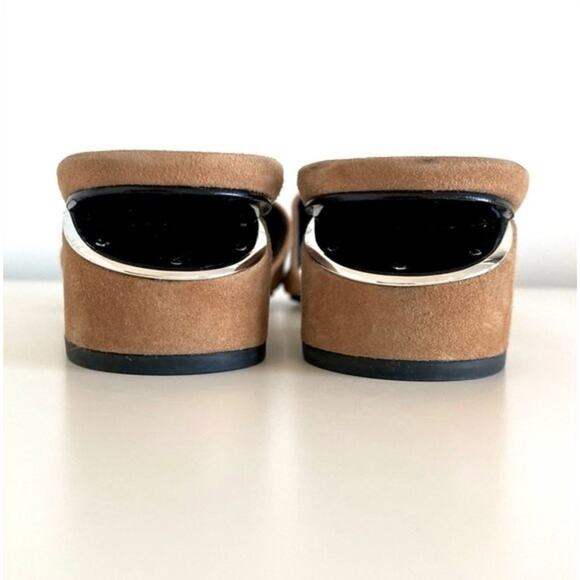 Alexander Wang Lou Suede Slide Sandal in Camel Size EU 38.5 - Picture 9 of 15